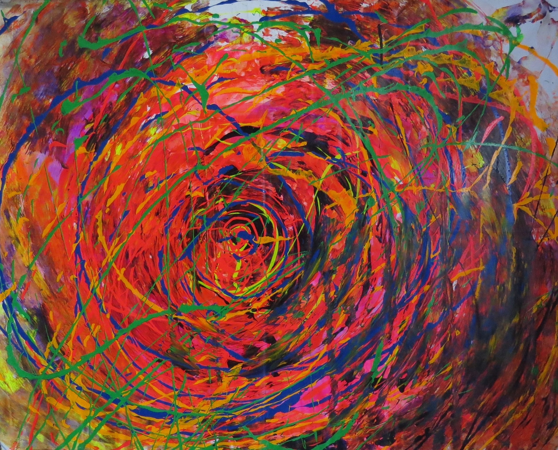 Rainbow, Acrylic on canvas, 2018