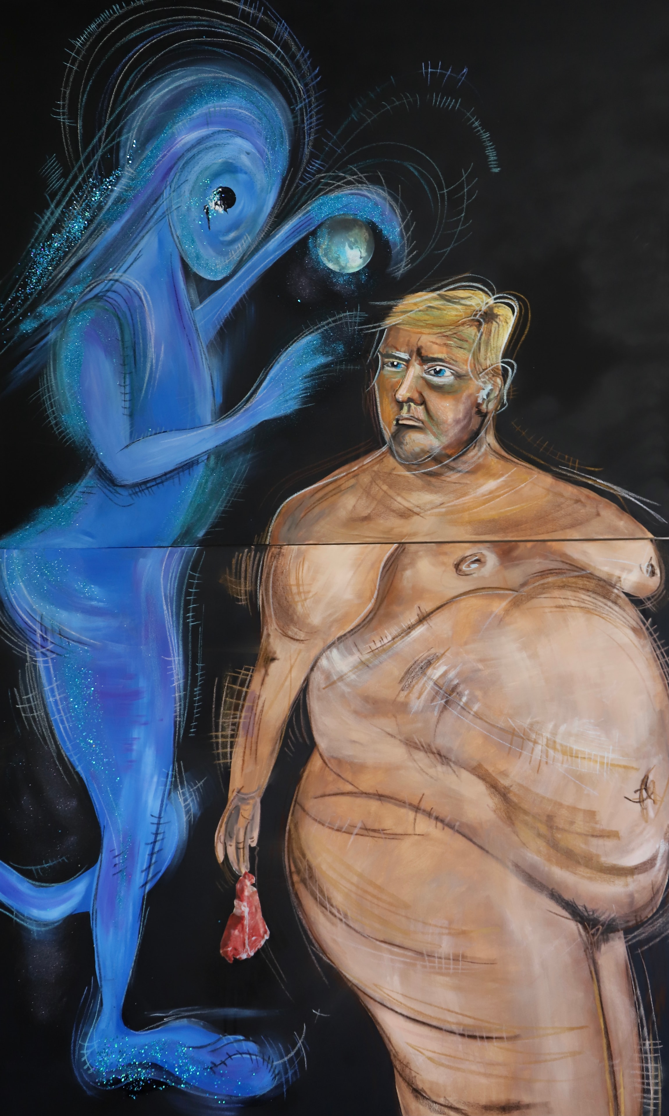 Stardust, Acrylic on canvas, 2022