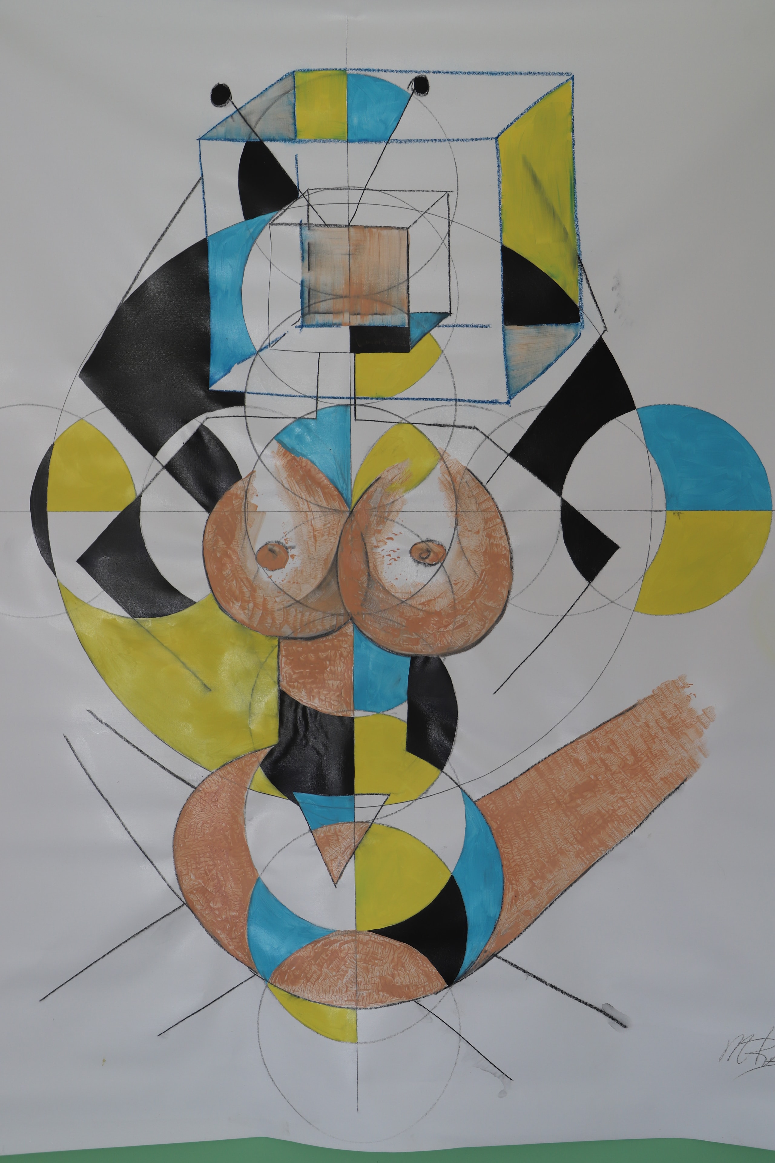 Mother Robot, Acrylic on canvas, 2023