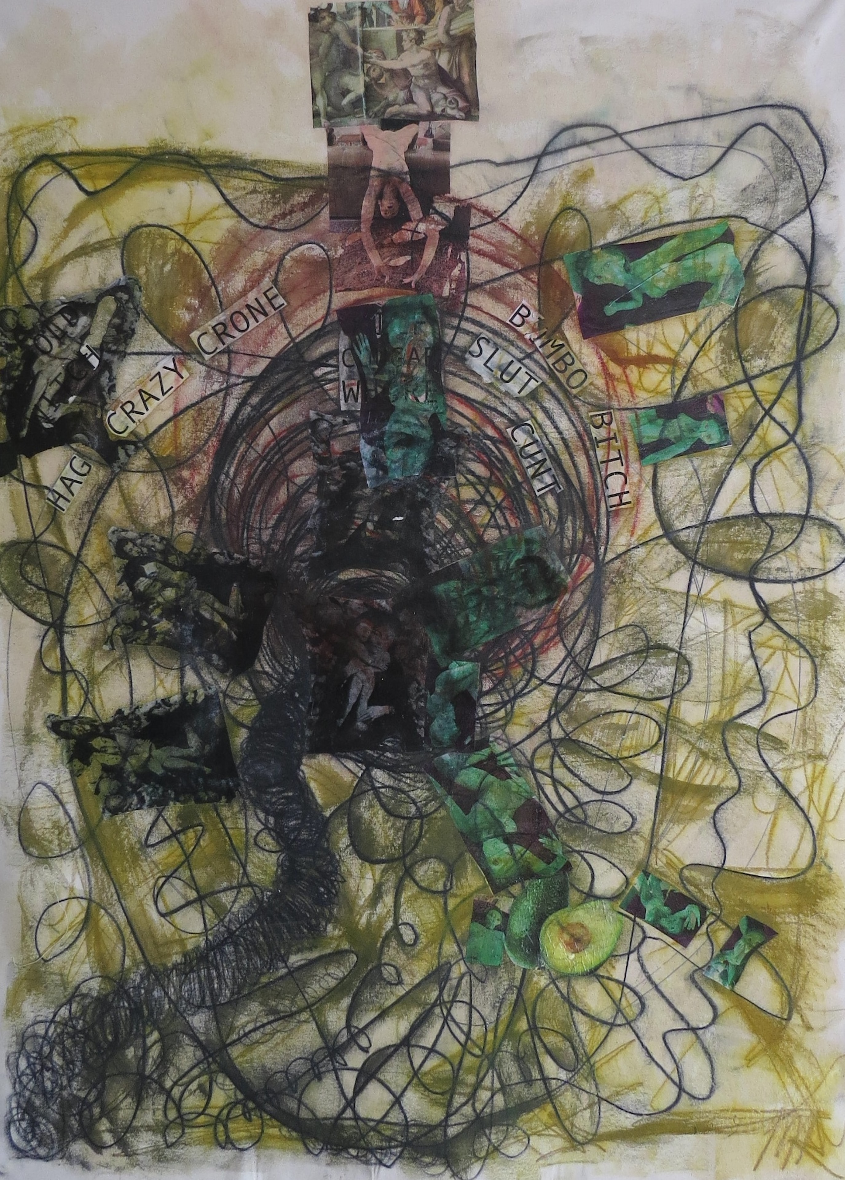 Keep Calling Me Names, Acrylic on canvas, 2024