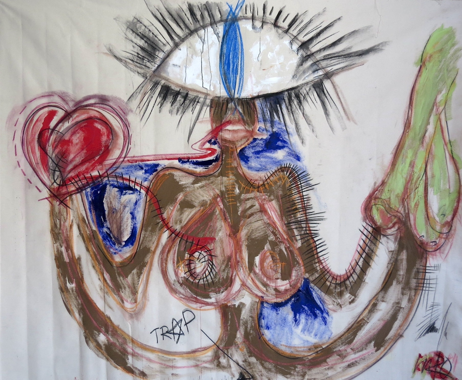 Trap, Acrylic on canvas, 2024
