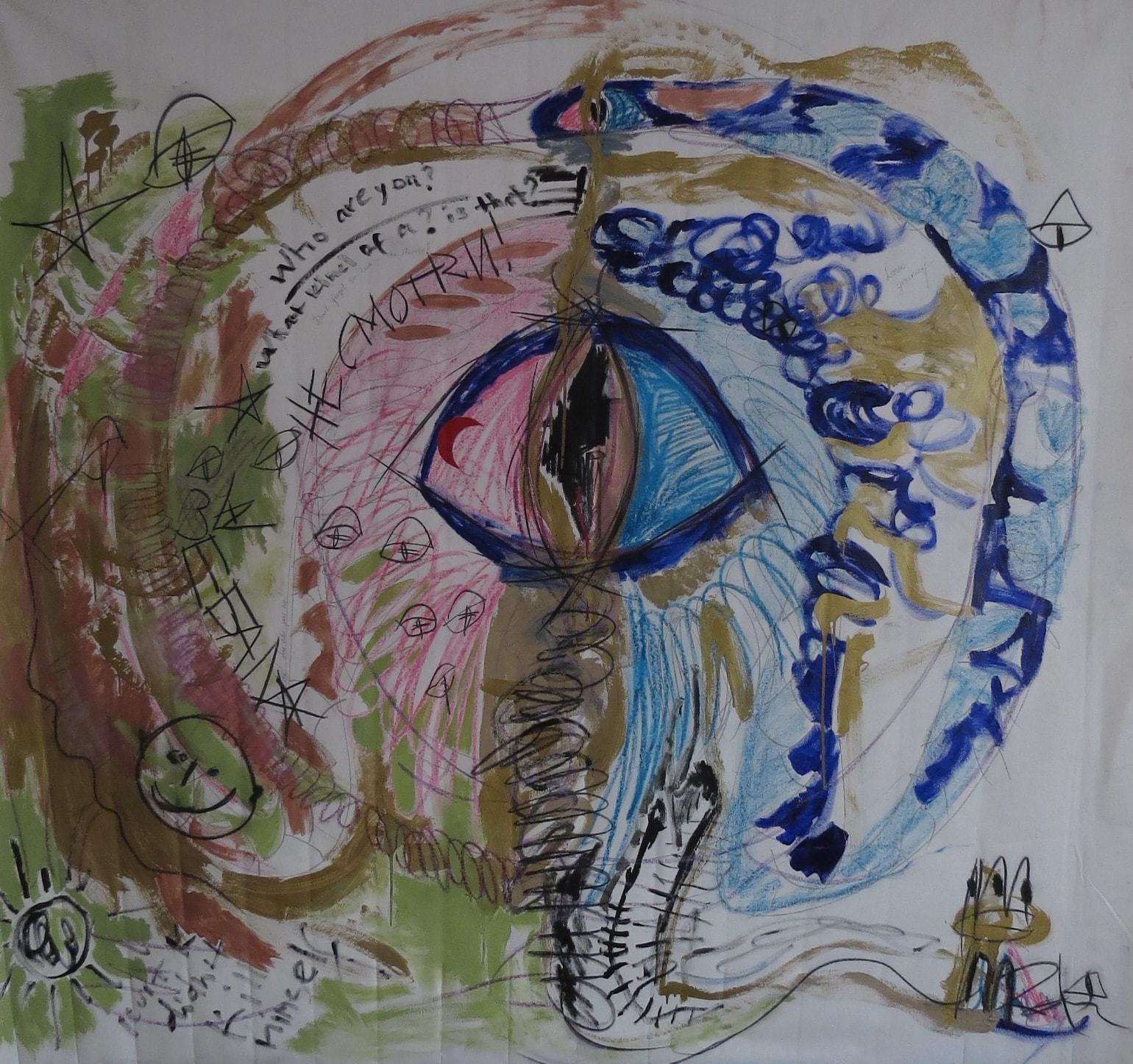 Who Are You, Acrylic on canvas, 2024