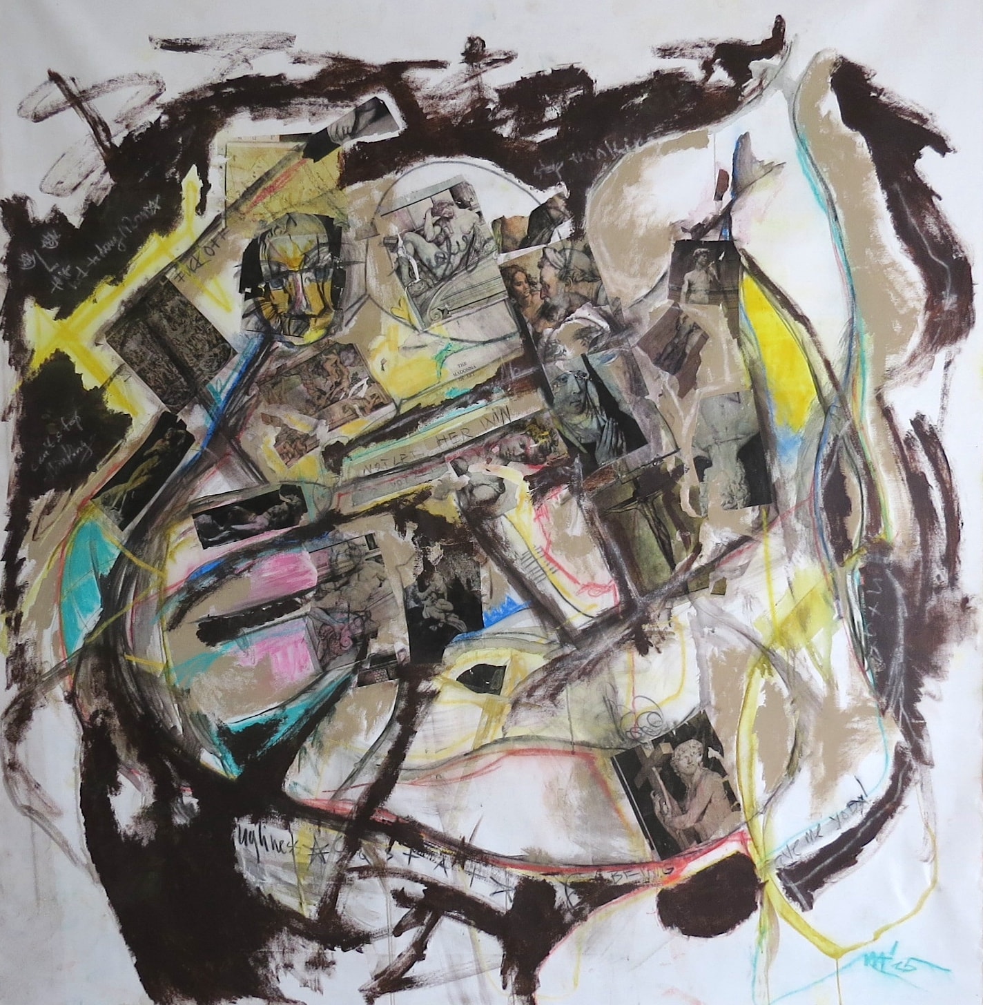 Compulsive Thinker, Acrylic on canvas, 2025