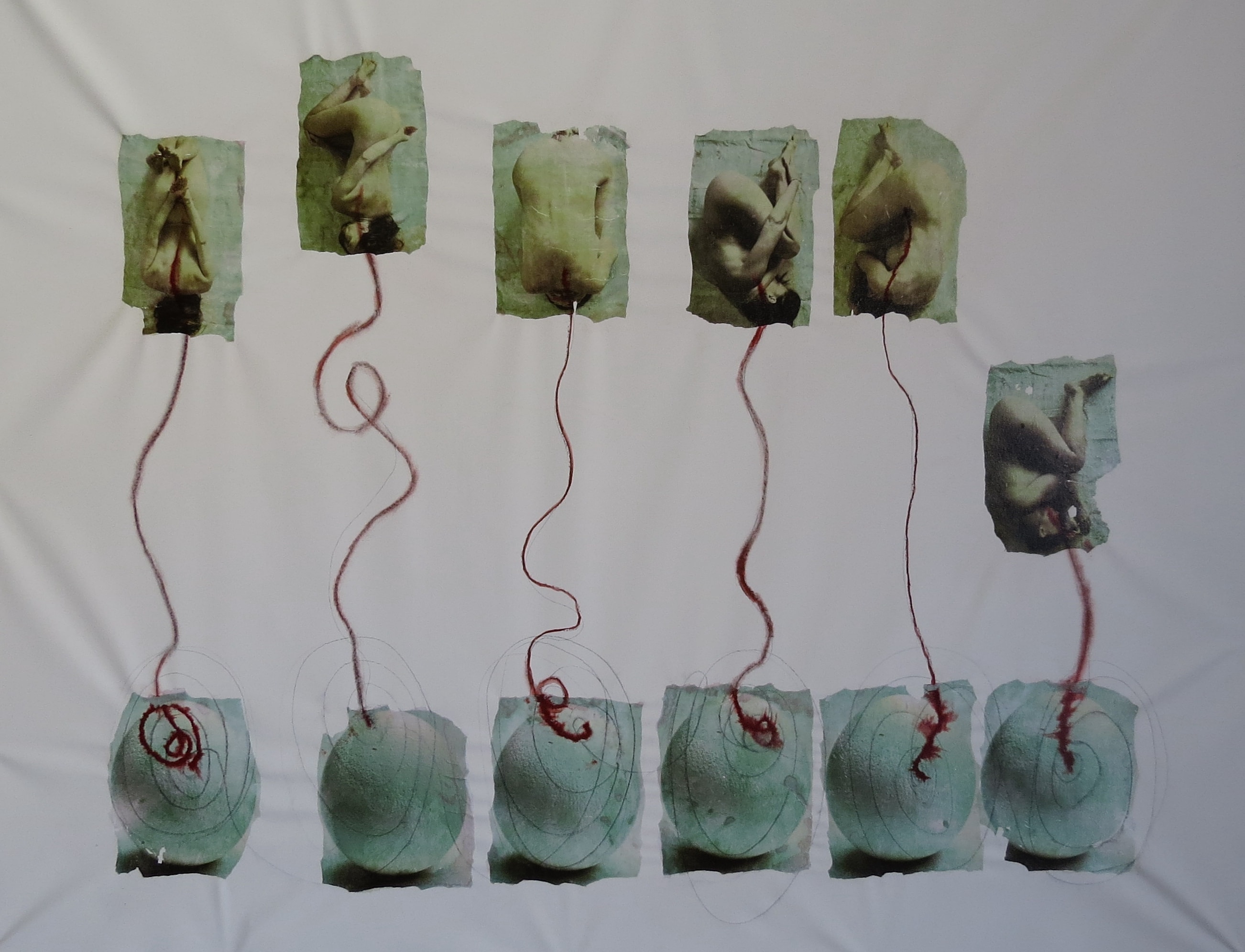 Hatched, Acrylic, pastels, chalk, mixed media on canvas, 2026