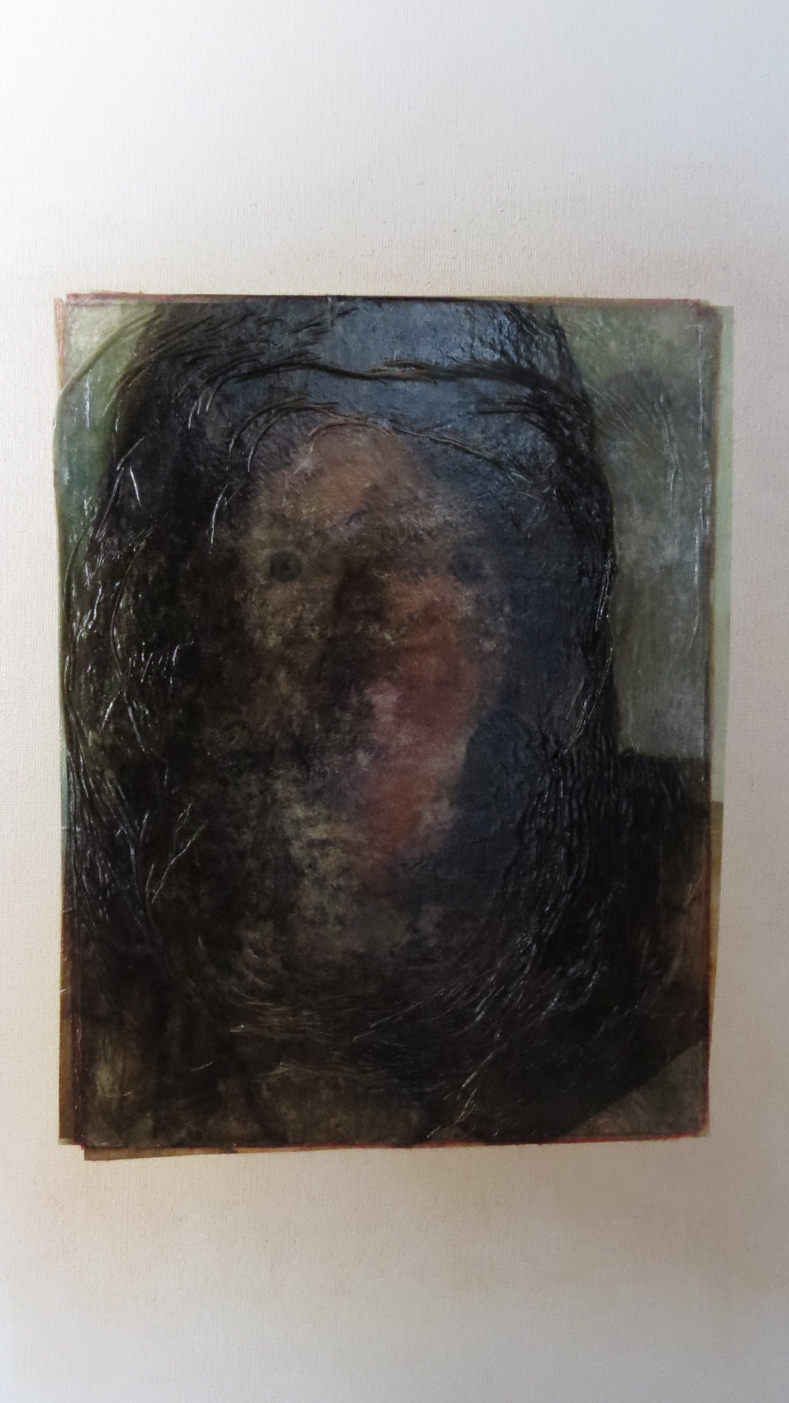New Mona Lisa, Acrylic, ink on canvas, 2026