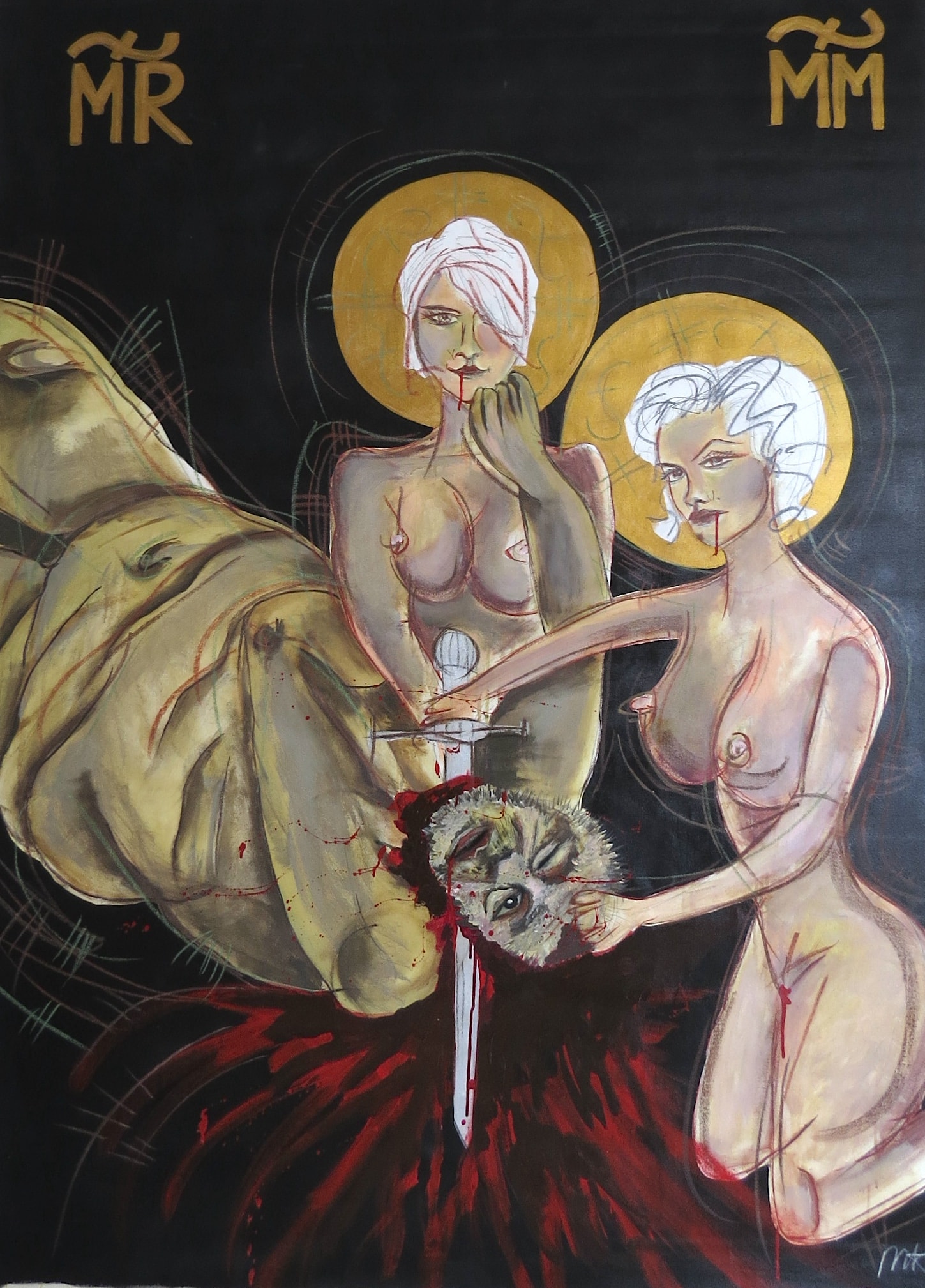 Detail — painting by Marina Orlova